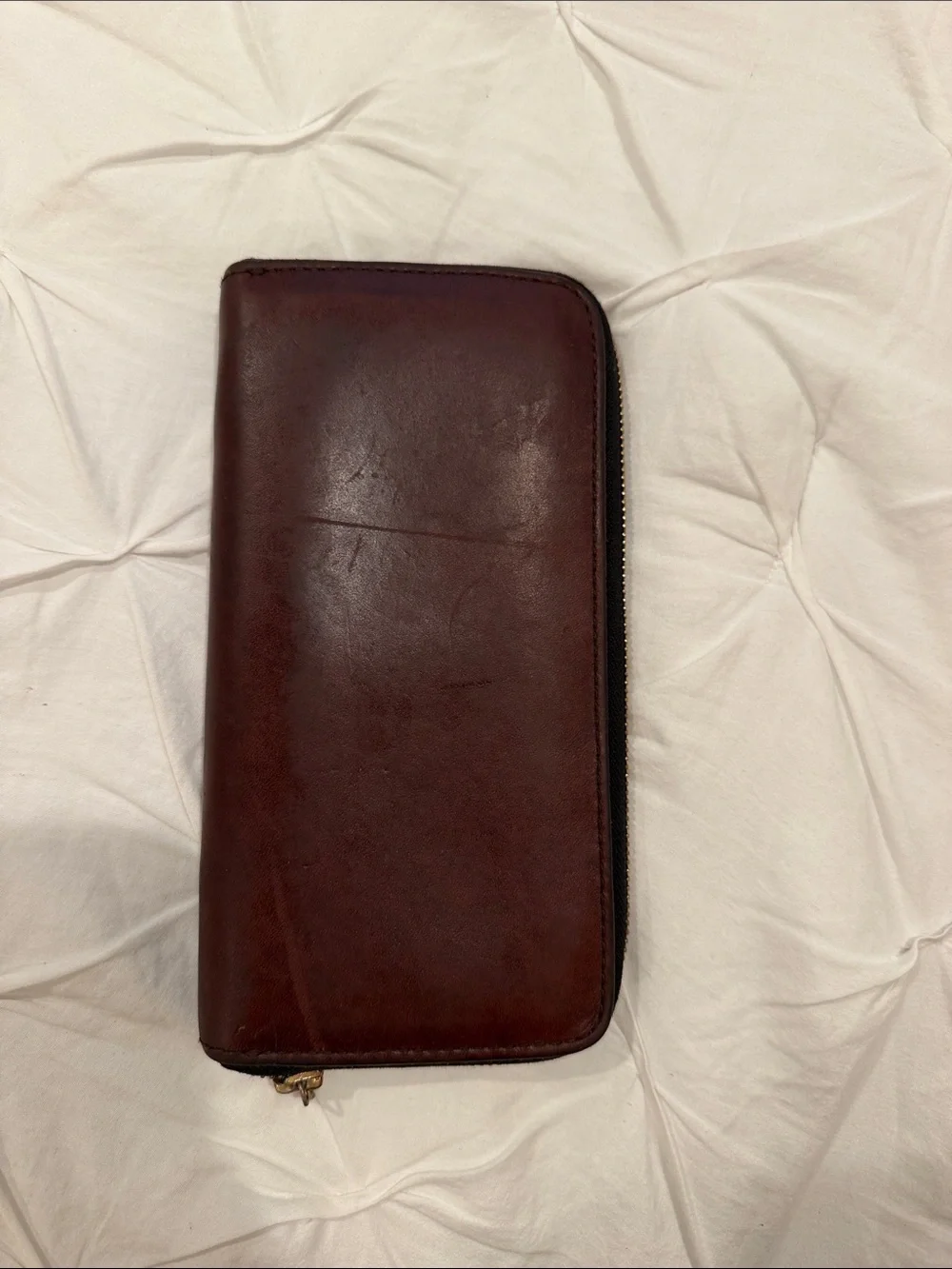 Portland Leather Goods Women's Accordion Zip Wallet,
